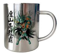 Artist Deluxe Mug Inox chrome Metal Saint Seiya - Icon Art Tiny Shiryu du dragon