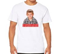 Artist Deluxe T-Shirt Blanc Malcolm - Dewey Je suis Quand Meme decu