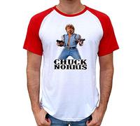 Artist Deluxe T-Shirt Chuck Norris Bi-colore - Chuck ready S/Blanc/Rouge