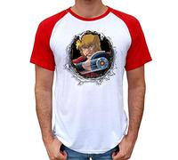 Artist Deluxe T-Shirt Cobra Space Adventure Bi-colore - Cobra Psychogun kill Cible S/Blanc/Rouge
