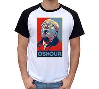Artist Deluxe T-Shirt Fun Bi-colore - Propagande OSKOUR S/Blanc/Noir