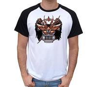Artist Deluxe T-Shirt Saint Seiya Bi-colore - Chevalier d'Or du Sagitaire Aiolos M/Blanc/Noir