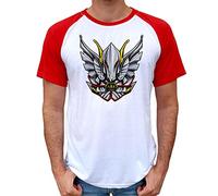 Artist Deluxe T-Shirt Saint Seiya Bi-Colore - Icon Art Logo Pegase S/Blanc/Rouge
