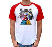 Artist Deluxe T-Shirt Saint Seiya Bi-colore - Icon Art Team S/Blanc/Rouge
