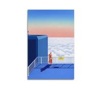 Artist Guy Billout - Poster vintage (30) sur toile pour décoration de chambre, chambre à coucher et salon, sans cadre, 40 x 60 cm