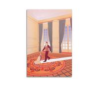 Artist Guy Billout Vintage (15) Impression sur toile pour chambre à coucher, salon Décoration sans cadre 40 x 60 cm