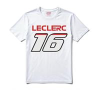 ARTIST MARKET T-shirt 16 Charles Leclerc Italy Corse, Blanc, S