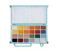 Artist Paint Palette - Multi Well Watercolor Mixing Tray, Color Prep Tool for Painting, Entry Level Art Gear, Painting Supply Set with Lightweight Build, Travel Ready Color Tray for Blending Colors