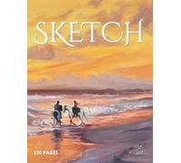 Artist Sketchbook with Golden Hour Horseback Riders (8.5 x 11) - Premium Large Drawing Pad with Blank White Pages: Fine Art Collection Edition for Pencil, Pen & Creative Practice