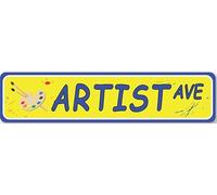 Artist Street Metal Sign