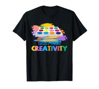 Artist Trust Your Creativity Palette de Peinture Motif Citation T-Shirt