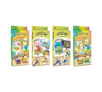 Artista 9300001 Lot de 4 kits de loisirs créatifs différents, cartes de vœux et tampons pour enfants à partir de 5 ans