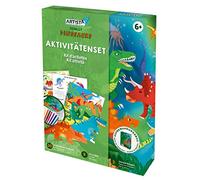 Artista 9301928 Kit d'activités Dinosaures pour Enfants, kit de Bricolage, kit créatif dans Une boîte de Rangement Pratique