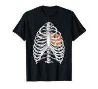 Artiste Anatomie Côte Cage Pinceaux Palette Art Design T-Shirt