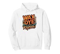 Artiste Batik Cire Teindre Répéter Créateur Routine Art Sweat à Capuche