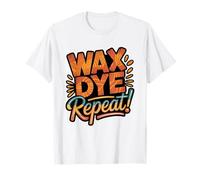 Artiste Batik Cire Teindre Répéter Créateur Routine Art T-Shirt