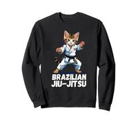 Artiste d'arts martiaux de jiu-jitsu brésilien pour amoureux des chatons Sweatshirt
