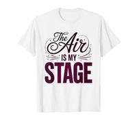 Artiste De Tissu Aérien Cirque Scène D'aérialiste T-Shirt