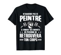 Artiste Humour Carrossier Peinture Chef Chantier Bricoleur T-Shirt