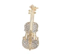 Artiste Musical Violin Pin Rétro Designs Bijoux Accessoires pour Femmes Tendance Quotidien Occasions Spéciales Bijoux de violon Élégant Rétro, taille unique, comme décrit