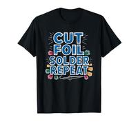 Artiste Vitrail Soudure Feuille De Cuivre T-Shirt