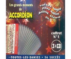 Artistes Divers - Coffret 3 CD Les Grands Moments de l'accordéon : Volume 1 / Volume 2 / Volume 3