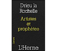Artistes et prophetes - Drieu La Rochelle - L'herne - broché - Roman
