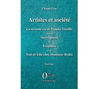 Artistes et société Claude Prin (Auteur)