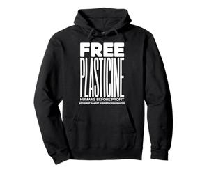 Artistes Humains gratuits de plasticine Avant Le Profit activiste Sweat à Capuche