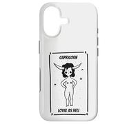 Artistic Drawing Capricorn Loyal as Hell Zodiac Coque pour iPhone 17