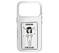 Artistic Drawing Capricorn Loyal as Hell Zodiac Coque pour iPhone 17 Pro