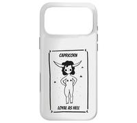Artistic Drawing Capricorn Loyal as Hell Zodiac Coque pour iPhone 17 Pro Max