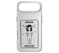 Artistic Drawing Capricorn Loyal as Hell Zodiac Coque pour iPhone Air