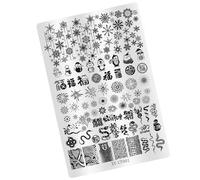 Artistic Nails Plaque de stamping en acier pour les amateurs de mode et techniciens Impression longue durée