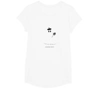 Artistic Phantom : béret Portant Un Spectre avec Palette T-Shirt, Fille, Blanc, L