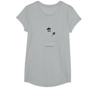 Artistic Phantom : béret Portant Un Spectre avec Palette T-Shirt, Fille, Gris Chiné, XS
