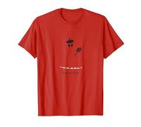 Artistic Phantom : béret Portant Un Spectre avec Palette T-Shirt, Homme, Rouge, M
