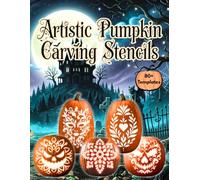 Artistic Pumpkin Carving Stencils: A Collection of Intricate Mandala Templates and Spooky Patterns for Unique Halloween Decoration