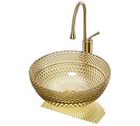 Artistic S Évier rond au-dessus du comptoir 40,6 cm avec bonde d'évacuation pop-up pour décoration d'intérieur