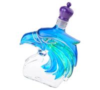 Artistic Seahawk Distributeur de boissons - Carafe en verre multifonction pour la maison, le pub, les cocktails, les fans de sport, les collectionneurs, les alcools, les décanteurs fonctionnels