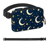 Artistic Stars-1448 Sac banane pour homme et femme, sac banane avec sangle réglable, sac banane tendance pour voyage, plein air, course à pied, randonnée, multicolore, 4 x 23 x 15 cm, multicolore,