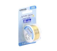 Artistic Wire 20S Calibre, Couleur Or, 5,5 m