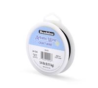 Artistic Wire Fil de câble Noir 0,25 mm², 1/1,8 Kilogram