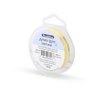 Artistic Wire, Fil en Laiton de Calibre 34 résistant au ternissement, 100 m