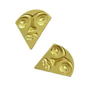 Artistics Boucles d'oreilles en alliage robuste avec visages triangulaires Accessoire pour les passionnées de mode et les femmes tendance portant des clous accrocheurs, taille unique, Comme décrit