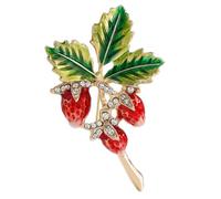 Artistics Pinecone Designs Broche en alliage orné de cristaux pour tenue décontractée ou formelle Broche tendance en alliage strass