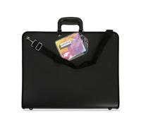 Artistik Art Portfolio Case - A3 Artist Portfolio Carrying Case with Shoulder Strap, Weather-Resistant Student Portfolio Drawing Painting Sketch Bag by (A3-18.3" x 14" x 1.7")