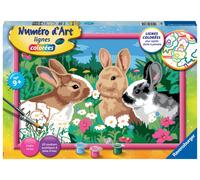 Artistique Numéro D'art - Grand - Lapins Dans Le Pré