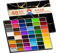 Artistro Aquarelle - 48 couleurs riches en pigments, godets XL, ASTM-I, haute résistance à la lumière et forte intensité colorante - pour adultes et enfants