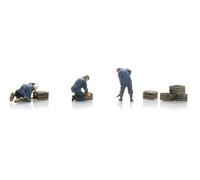 ARTITEC 5870022 - Agriculteurs Dans Le Champ Avec Caisses HO 1:87